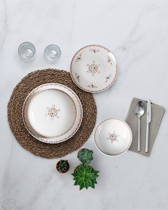 Hermia Vajilla de Porcelana de 24 Piezas Multicolor